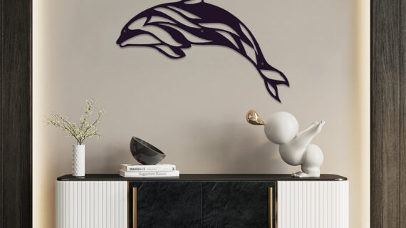 Fish Wall Metal Art | Ocean-Inspired Artwork | Stylish & Modern Home Décor | Easy Installation