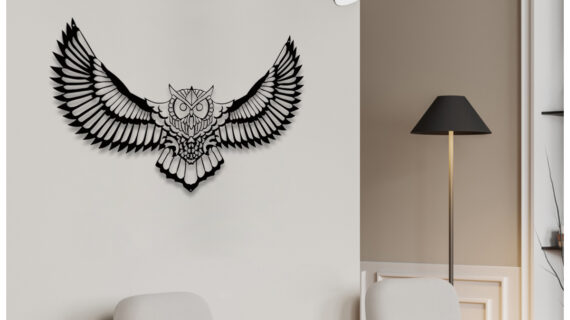 Owl Wall Metal Art | Wisdom-Inspired Artwork | Premium Metal Craft | Perfect for Home & Office - Image 5