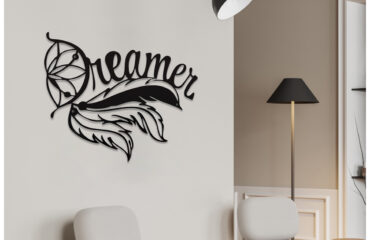 Dreamer Wall Metal Art | Motivational Silhouette Design | Perfect for Creative Spaces | Easy Installation - Image 5