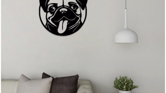 Puppy Face Metal Art | Cute & Lively Design | Perfect for Pet Lovers | Easy Installation
