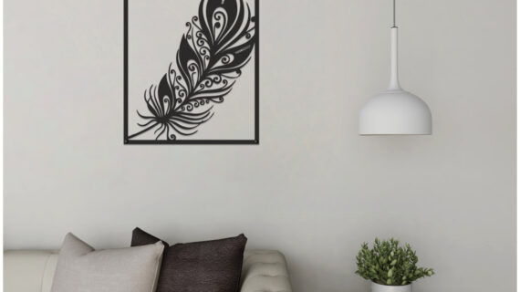 Krishna Feather with Hat Metal Art | Spiritual & Elegant Design | Premium Home Décor | Easy Installation