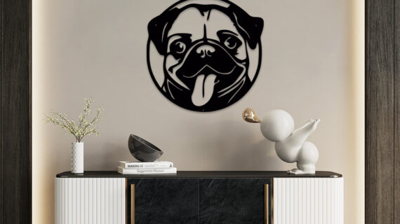 Puppy Face Metal Art | Cute & Lively Design | Perfect for Pet Lovers | Easy Installation - Image 5