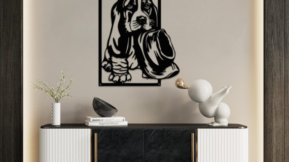 Dog with Hat Metal Art | Stylish & Fun Design | Unique Wall Décor | Easy to Hang - Image 5