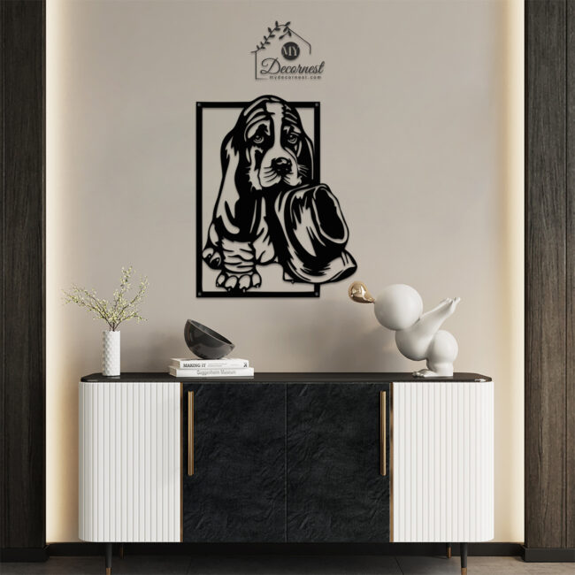 Dog with Hat Metal Art | Stylish & Fun Design | Unique Wall Décor | Easy to Hang - Image 5