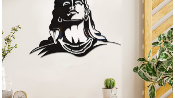 Lord Shiva Wall Art | Divine Spiritual Design | Premium Metal Craft | Elegant Home & Office Décor | Easy Installation - Image 5