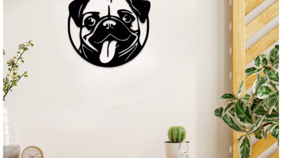 Puppy Face Metal Art | Cute & Lively Design | Perfect for Pet Lovers | Easy Installation - Image 4