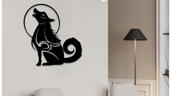 Wolf Wall Metal Art | Bold & Majestic Design | Premium Metal Craft | Perfect for Home & Office - Image 3