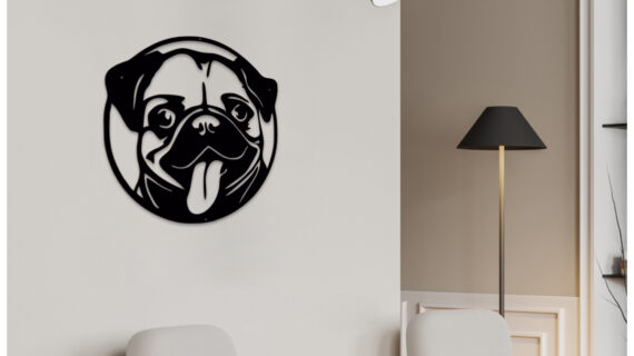 Puppy Face Metal Art | Cute & Lively Design | Perfect for Pet Lovers | Easy Installation - Image 3